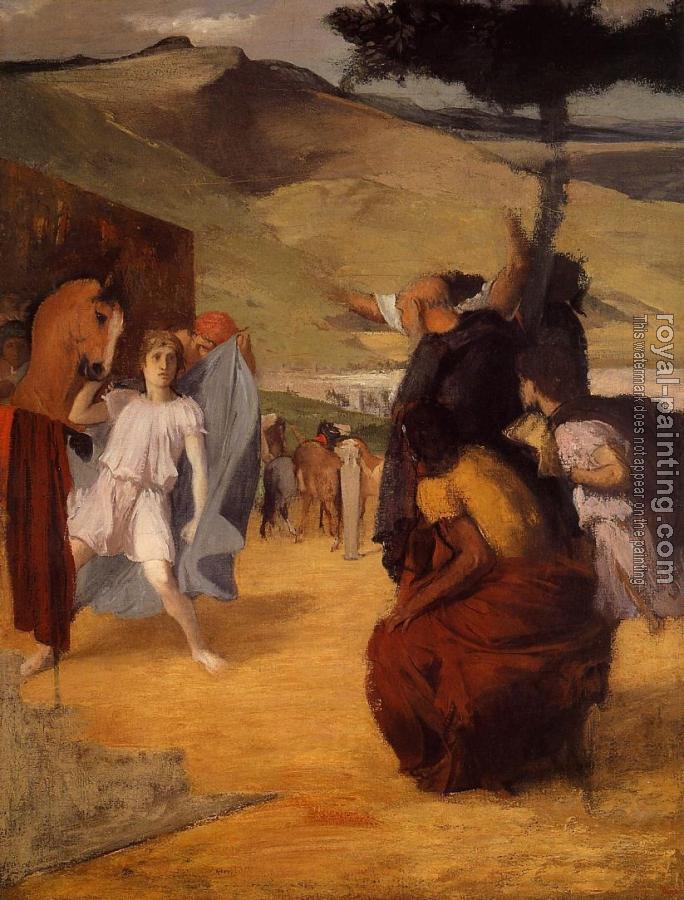 Edgar Degas : Alexander and Bucephalus